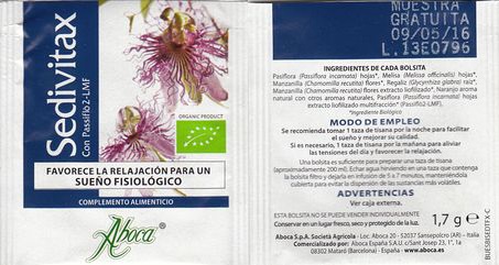 Aboca 02 Organic Product Sedivitax