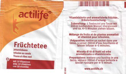 Actilife 01 Früchtetee Johannisbeere