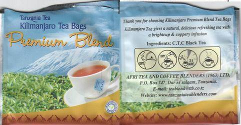 Afri Tea & Coffee Blenders 02 Kilimanjaro Tea Bags