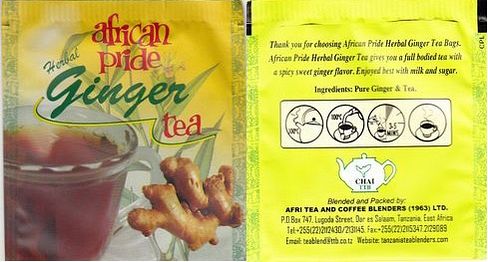 Afri Tea & Coffee Blenders 04 African Pride Herbal Ginger Tea