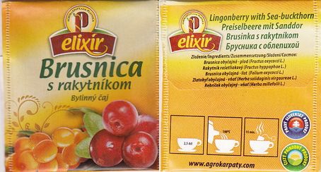 Agrokarpaty 02 Elixir Brusnica s Rakytnikom