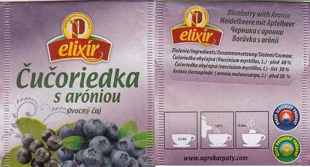 Agrokarpaty 02 Elixir Cucoriedka s Aroniou Ovocný Čaj