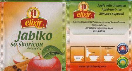 Agrokarpaty 02 Elixir Jablko so Škoricou Ovocný Čaj