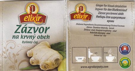 Agrokarpaty 02 Elixir Zázvor Na Krvny Obeh