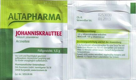 Altapharma 02 Johanniskrautertee