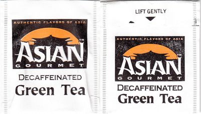 Asian Gourmet Decaffeinated Green Tea