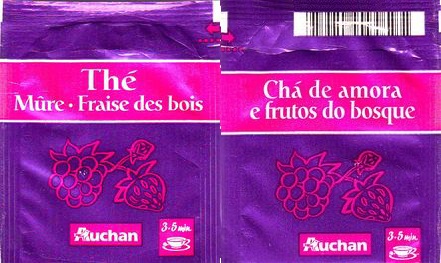 Auchan Thé Mure Foil