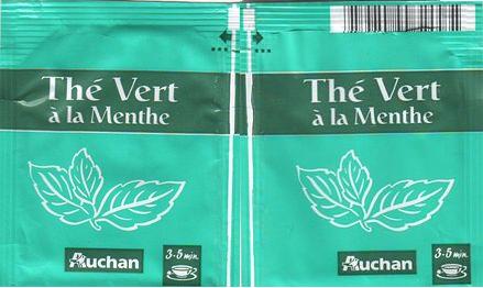 Auchan Thé Vert a La Menthe