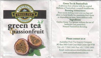 Australian Fruit Tea Company Green Tea & Passionfruit