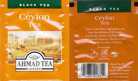 Ahmad Black Tea Ceylon Tea Ean