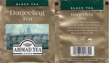 Ahmad Black Tea Darjeeling Ean Middle