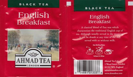 Ahmad Black Tea English Breakfast Ean