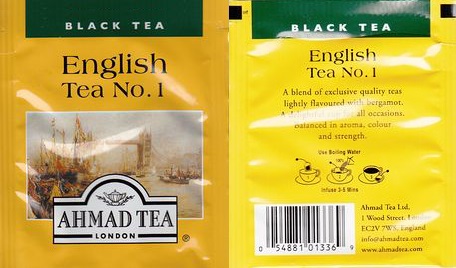 Ahmad Black Tea English Tea No 1 Ean