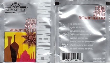 Ahmad Contemporary Chai Spice Ean Left