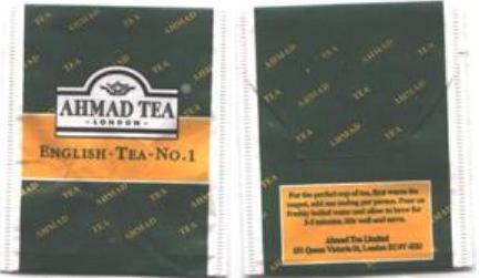 Ahmad English Tea No 1 Green Paper