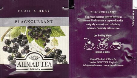 Ahmad Fruit & Herb Blackcurrant