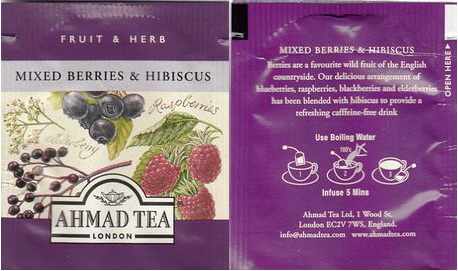 Ahmad Fruit & Herb Mixed Berries & Hibiscus