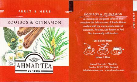 Ahmad Fruit & Herb Rooibos & Cinnamon