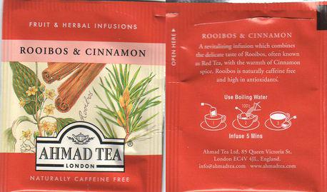 Ahmad Fruit & Herbal Rooibos & Cinnamon