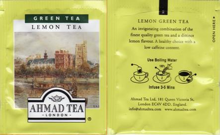 Ahmad Green Tea Lemon Foil