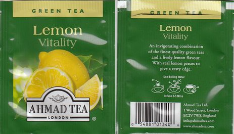 Ahmad Green Tea Lemon Vitality