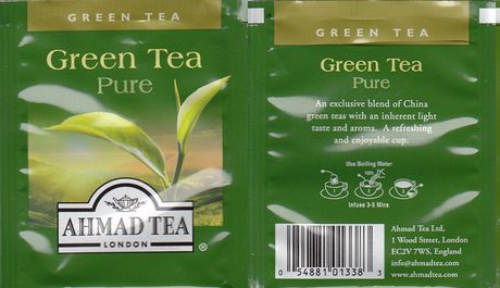 Ahmad Green Tea Pure Ean 2