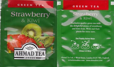 Ahmad Green Tea Strawberry & Kiwi