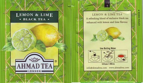 Ahmad Lemon & Lime Foil New Logo