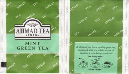 Ahmad Mint Green Tea Paper