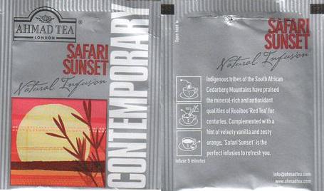 Ahmad Tea Contemporary Safari Sunset