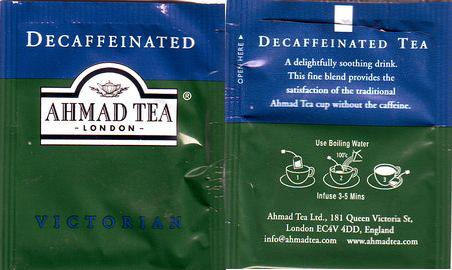 Ahmad Tea Victorian Decaffeinated Foil