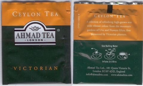 Ahmad Victorian Ceylon Tea Foil