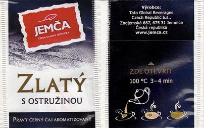 Jemča Pravý Černý Čaj Aromatizovany Zlatý s Ostružinou