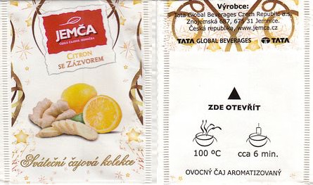 Jemča Svatecni Čajová Kolekce 03 Citron se Zázvorem