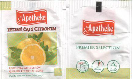 Apotheke 03 Zelený Čaj s Citronem