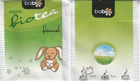 Babio Organic Bio Tea Fennel