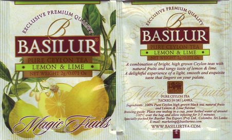 Basilur 02 Magic Fruits Lemon & Lime