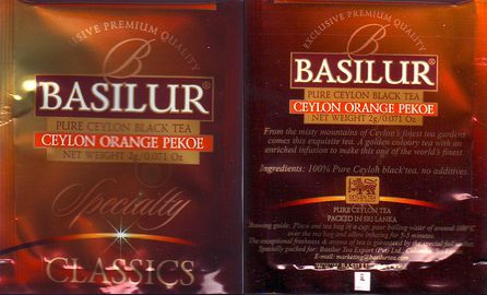 Basilur 03 Specialty Classics Ceylon Orange Pekoe