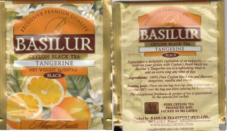 Basilur 07 Ceylon Black Tea Tangerine