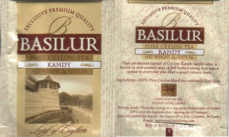 Basilur Pure Ceylon Tea Kandy