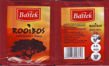 Bastek Rooibos African Tea Original No Flap