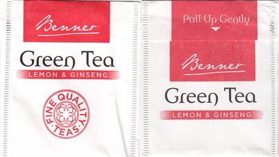 Benner 02 Green Tea Lemon & Ginseng