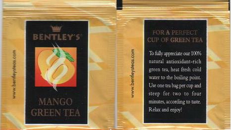 Bentley’s Mango Green Tea