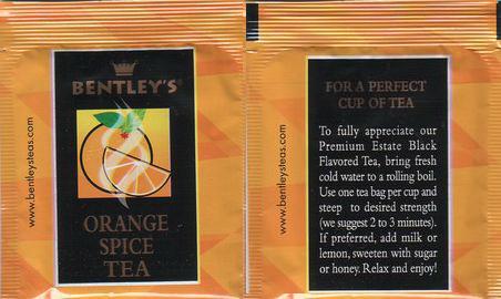 Bentley’s Orange Spice Tea