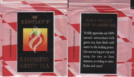 Bentley’s Raspberry Green Tea