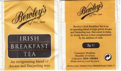 Bewley’s Irish Breakfast Tea Paper