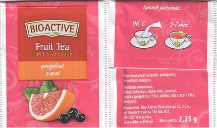 Bio Active Fruit Tea Grejpfrut Z Acai