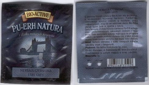 Bio Active Pu Erh Natura Earl Grey