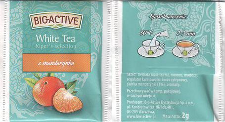 Bio Active White Tea Z Mandarynka