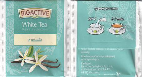 Bio Active White Tea Z Wanilia